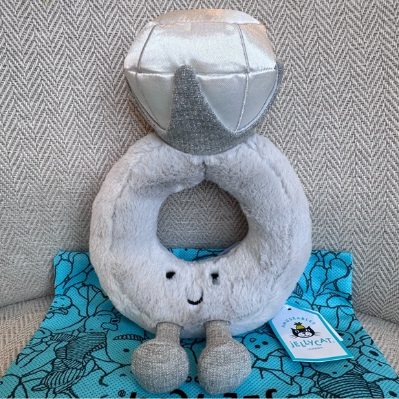 Amuseables Diamond Ring Plush Toy NWT
